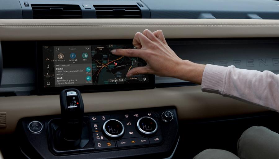 Детали интерьера Land Rover Defender 110 Explorer Pack First Edition 2020 года  (WW) (фото 46 из 57)